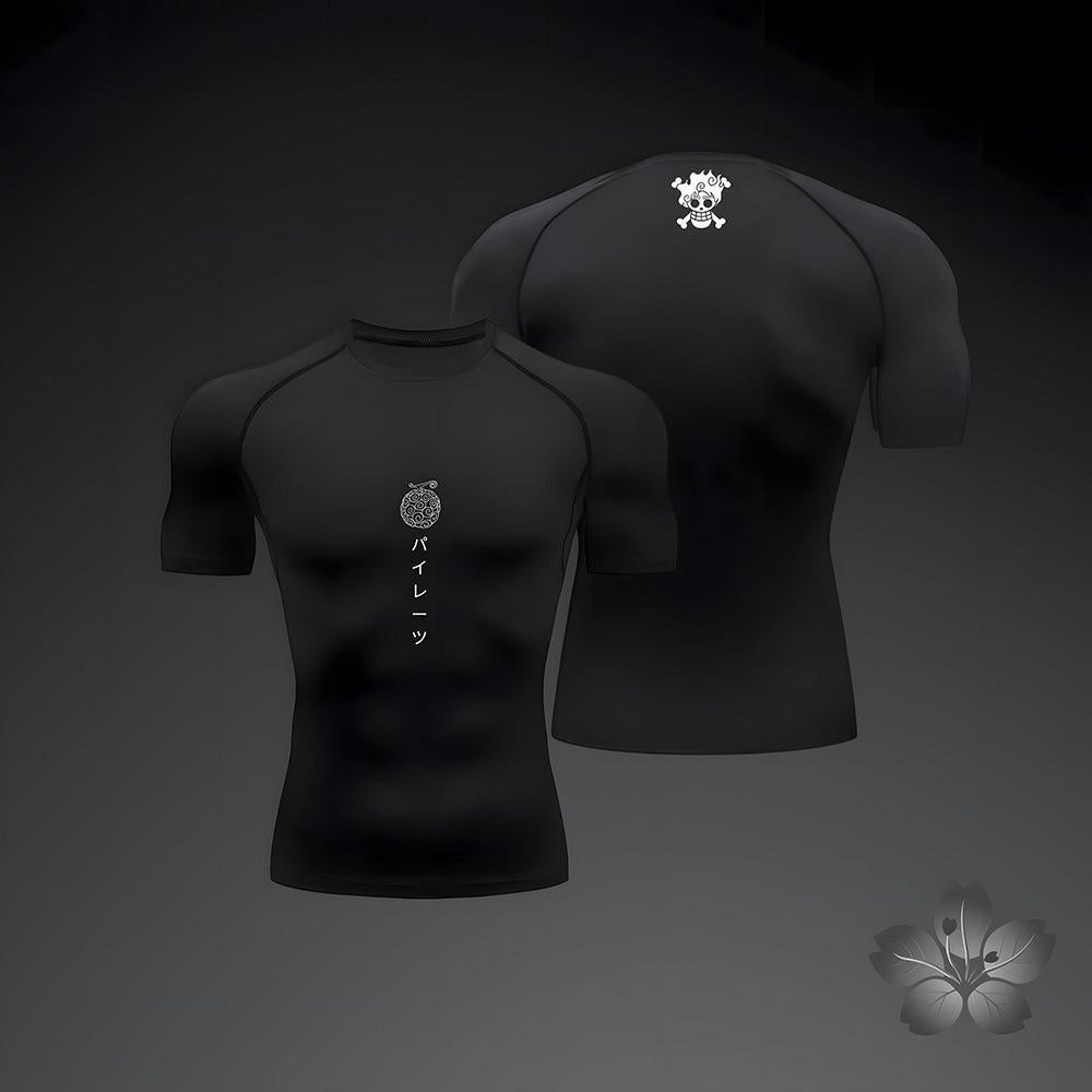 Trendy Printed Fitted Short Sleeve T-Shirt for Sports, Running, Fitness, Training, and Underwear Top