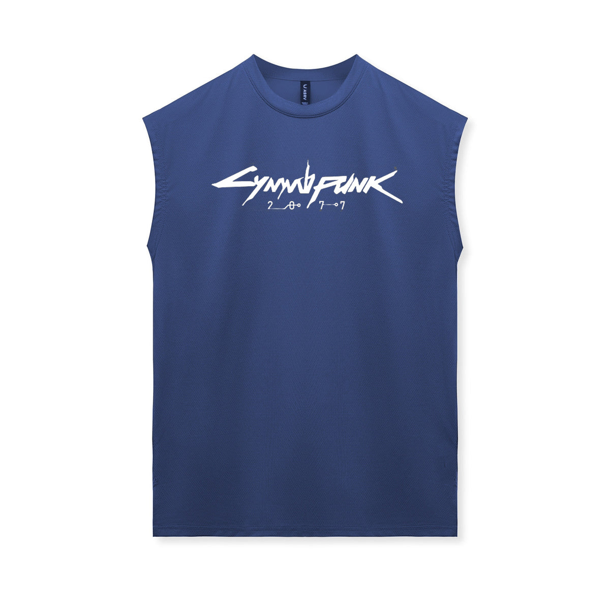 Cotton Dry-Fit Gym Fitness Sleeveless T-Shirt with Print DesignMen's Tank Top for Gaming Accessories
