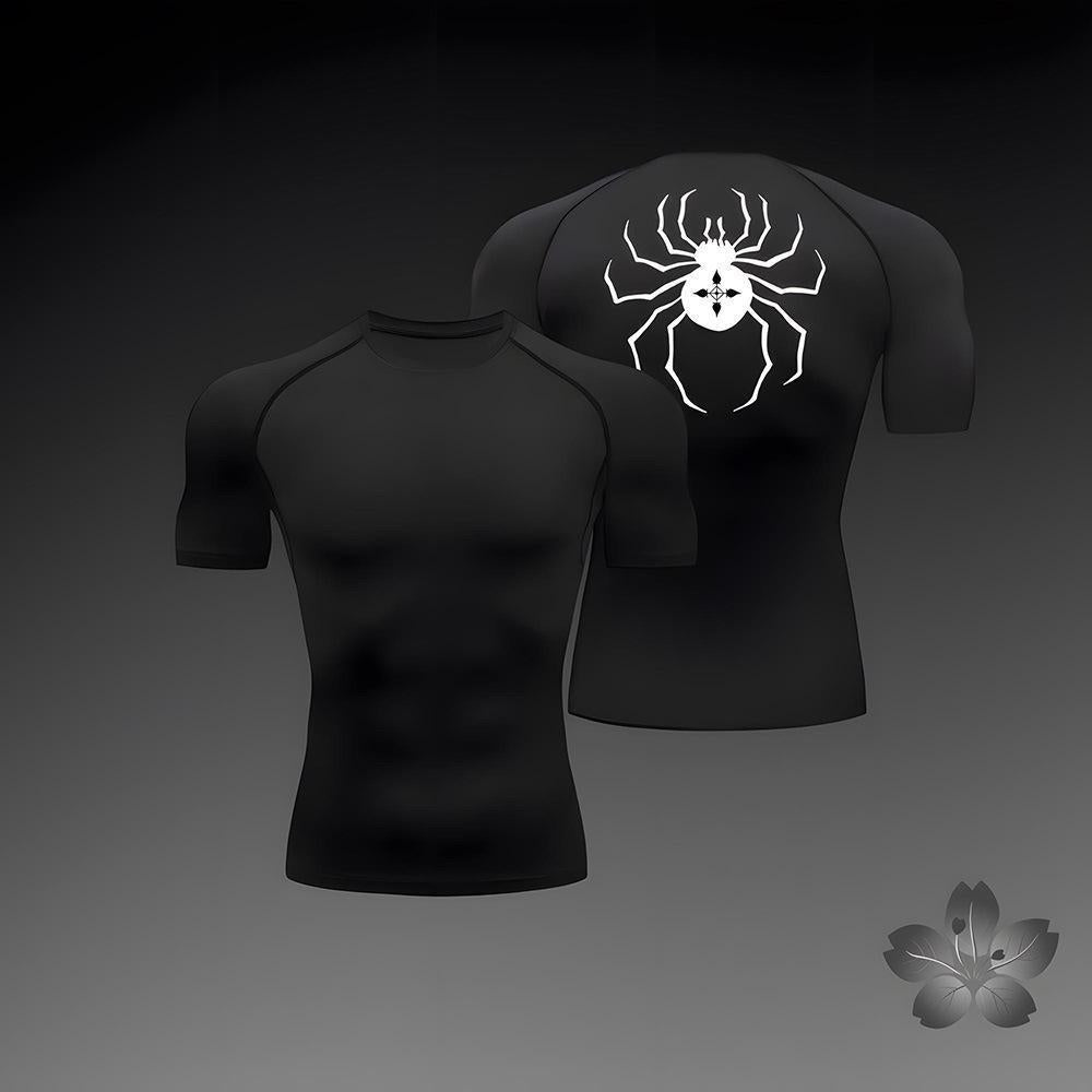 Trendy Printed Fitted Short Sleeve T-Shirt for Sports, Running, Fitness, Training, and Underwear Top