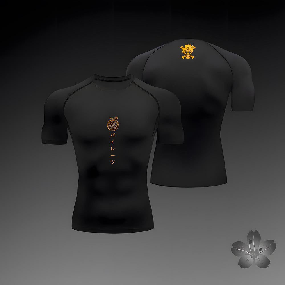 Trendy Printed Fitted Short Sleeve T-Shirt for Sports, Running, Fitness, Training, and Underwear Top