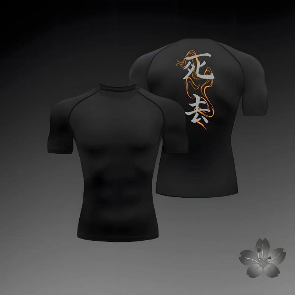 Trendy Printed Fitted Short Sleeve T-Shirt for Sports, Running, Fitness, Training, and Underwear Top