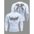 Printed Long Sleeve T-Shirt for Basketball, Football, Training, Fitness, Quick-Dry, Breathable Running Top