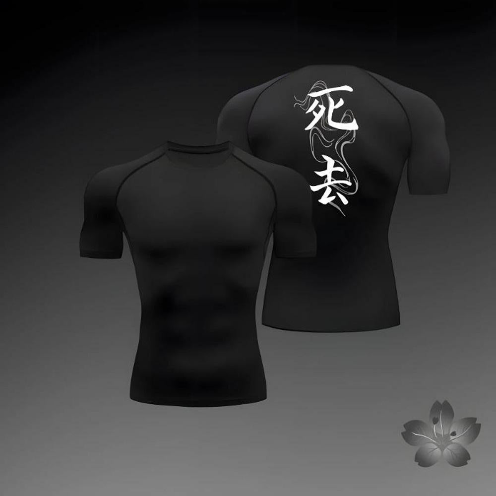 Trendy Printed Fitted Short Sleeve T-Shirt for Sports, Running, Fitness, Training, and Underwear Top