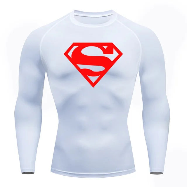 Men's Clothing Winter First Layer Long-sleeved Shirt Gym Running T-shirt Top Sports Thermal Underwear Top Warm Sweat Shirt