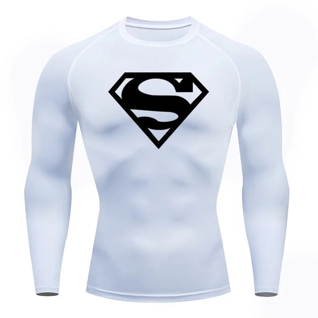 Men's Clothing Winter First Layer Long-sleeved Shirt Gym Running T-shirt Top Sports Thermal Underwear Top Warm Sweat Shirt