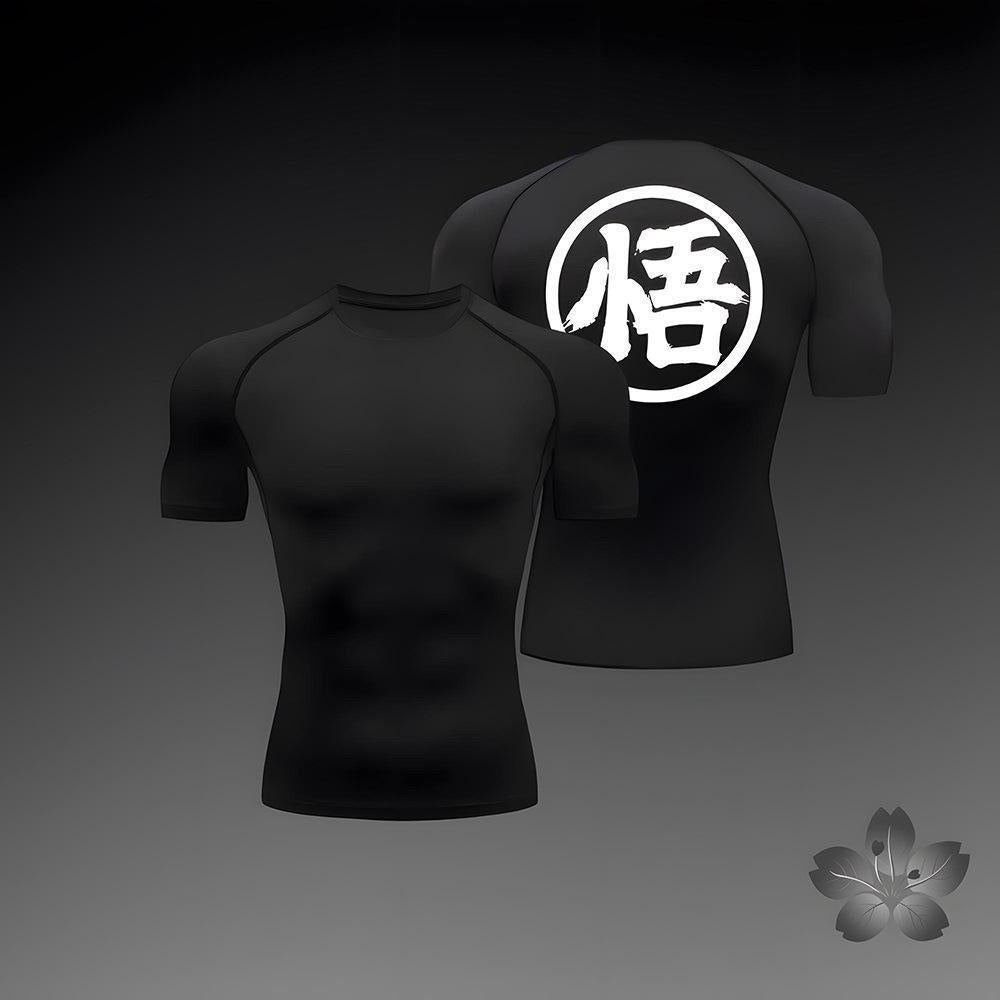 Trendy Printed Fitted Short Sleeve T-Shirt for Sports, Running, Fitness, Training, and Underwear Top